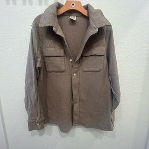 Greyish Brown Shacket